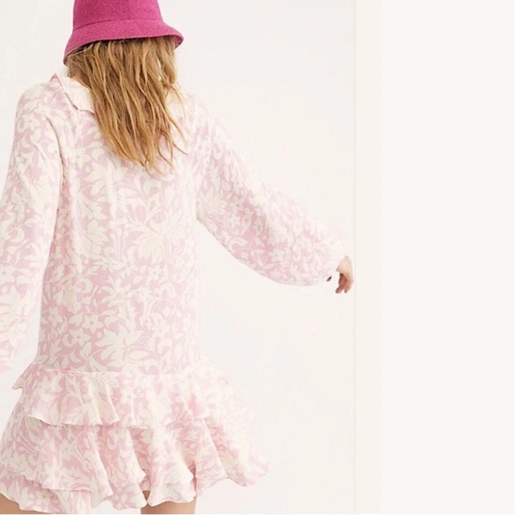 Free People Rebecca Ruffle Floral Dress - Picture 3 of 16